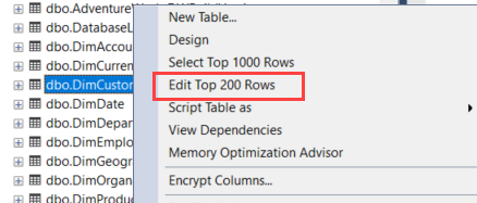 Editing Data in SSMS | kover of business