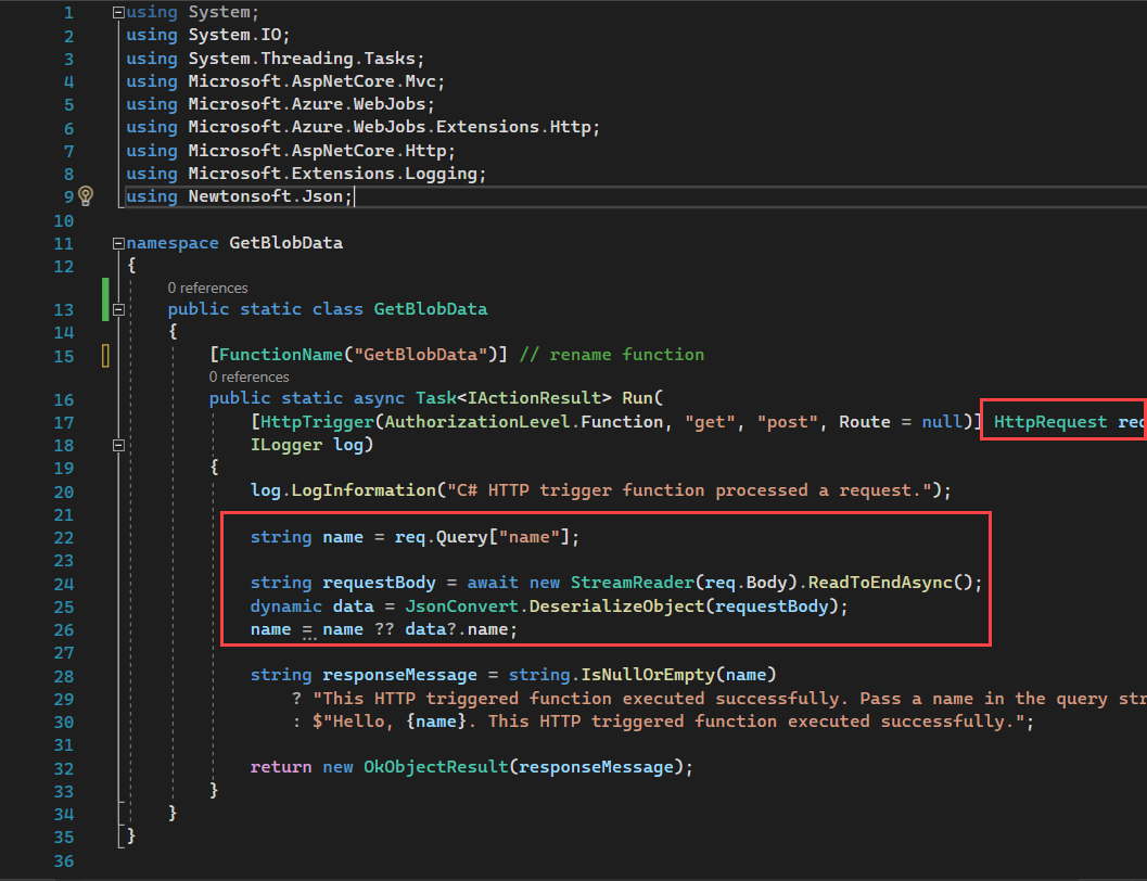 How to Specify the Format of the Request Body of an Azure Function | Under  the kover of business intelligence